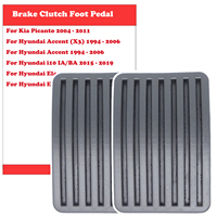 Car Clutch Brake Pedal Rubber Pad Feet Cover For Hyundai Accent (X3) 1994 1995 1996 1997 1998 1999 2000 2001 2002 2003 - 2006