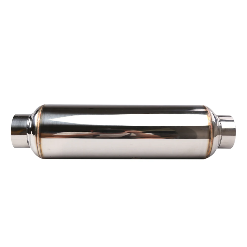 

16" Length Stainless Steel Exhaust Resonator Universal 2.5"/3" Inlet Deep Sound Performance Muffler