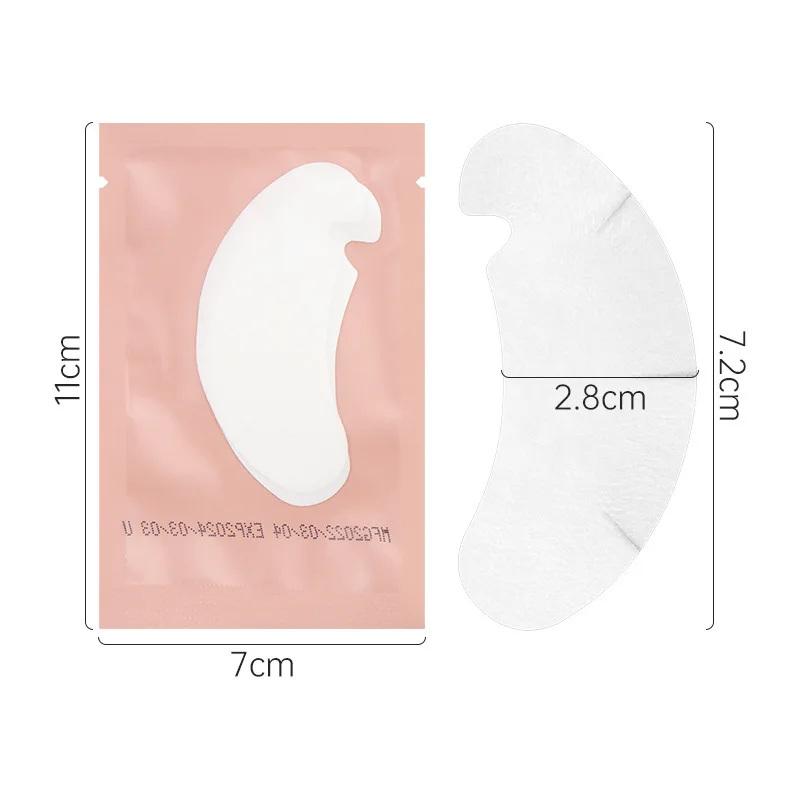 U Forma Cílios Gel Patch, Enxerto Cílios Sob Almofadas, Eye Patches, Extensão dos Cílios, Papel Adesivo Wraps, Novo, 100 Pares