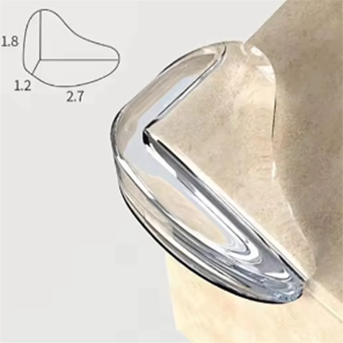 A002 30Pcs Silicone Corner Protector Table Edge Protection Cover Child Anticollision Table Corner Edge Guard