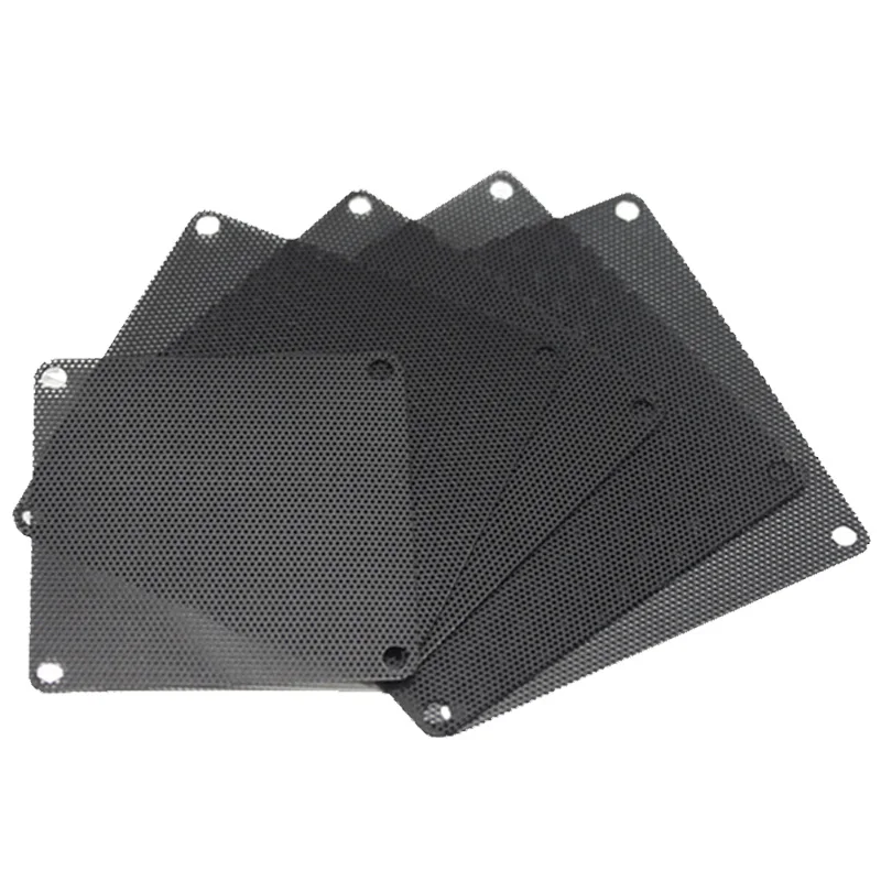 5Pcs 4cm 5cm 6cm 8cm 9cm 12cm 14cm Computer Mesh PVC PC fan Staub Filter Staubdicht Fall Computer Mesh Abdeckung Chassis Staub Abdeckung