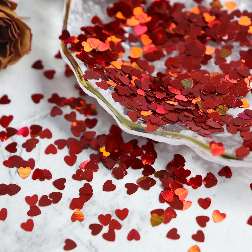 4 حقيبة ثلاثية الأبعاد الحب القلب الترتر مسمار الفن أجزاء الليزر القلب تقشر رومانسية مانيكير ديكور عيد الحب مستلزمات مجوهرات الأظافر #3