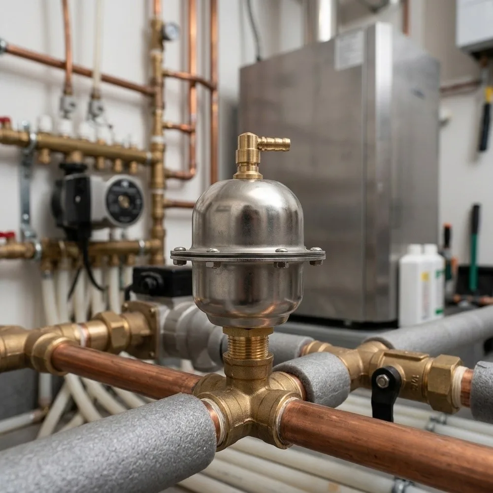 304 Stainless Steel Automatic Vertical Relief Valve For Heating Systems, Pressure-Activated Valve For Boiler Efficiency