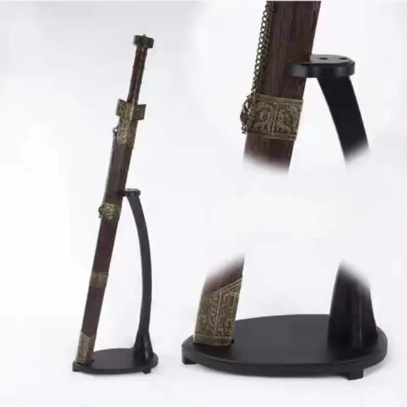 Anime Sword Display Shelf Japanese Katana Storage Holder Samurai Sword Display Rack Wooden Military Sabre Stand Home Decoration