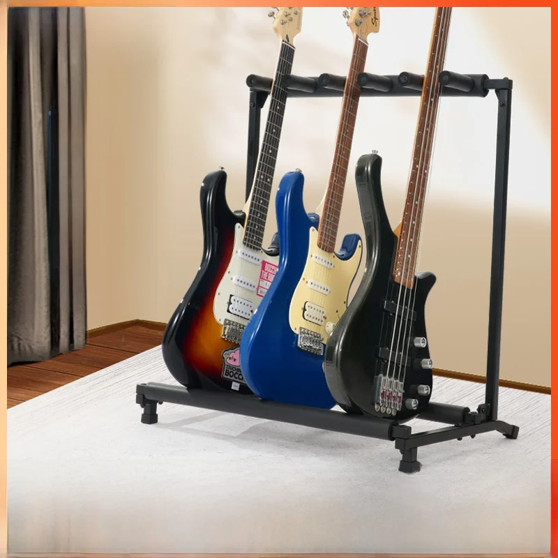 soundking-multi-row-horizontal-stand-acoustic-guitar-holder-multiple-loions-folk-music-instrument-accories-guitar-stand