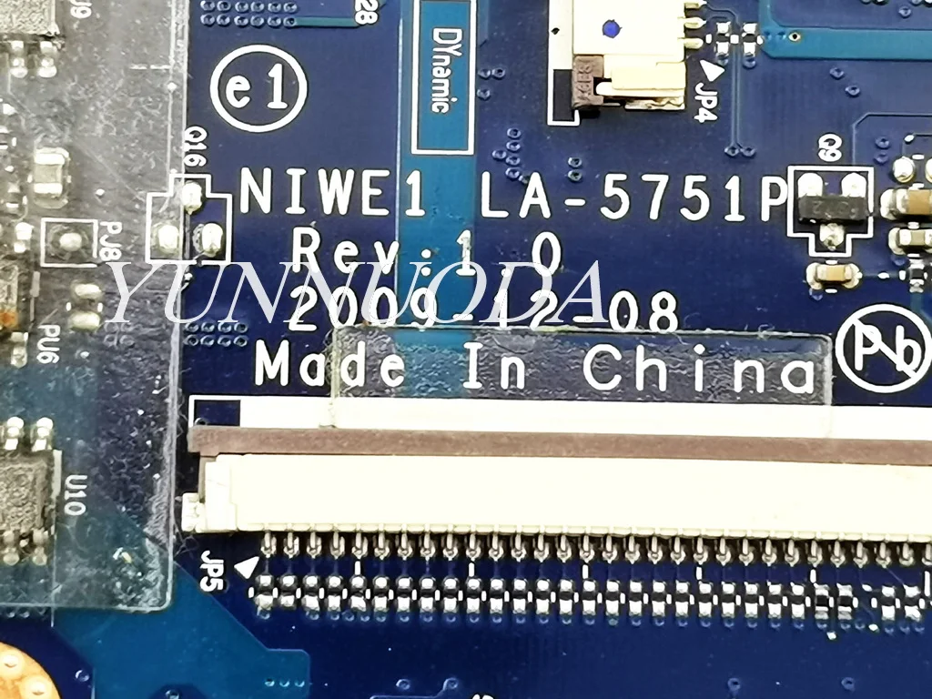 NIWE1 LA-5751P For Lenovo G460 Z460 Laptop motherboard SLGZS HM55 DDR3 100% Tested