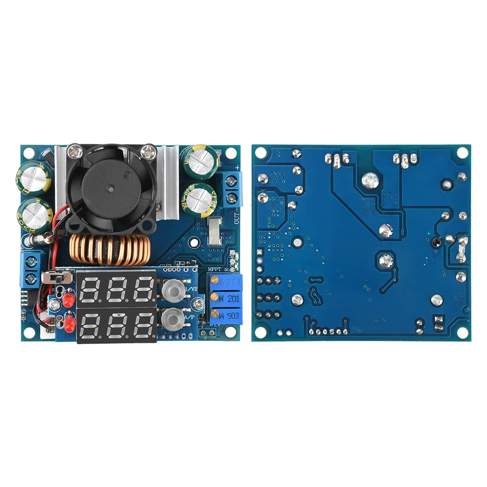 DC-DC Adjustable Step-down Module Solar Controller MPPT Step-down Charging Module 15A Synchronous Rectification
