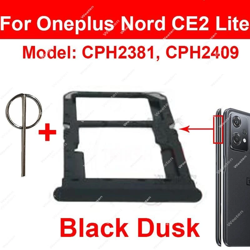 Sim Card Tray For OnePlus Oneplus Nord 3 Nord CE2 Lite CE3 Lite Nord N20 N30 CE4 Sim Holder Slot Card Reader Socket Flex Cable