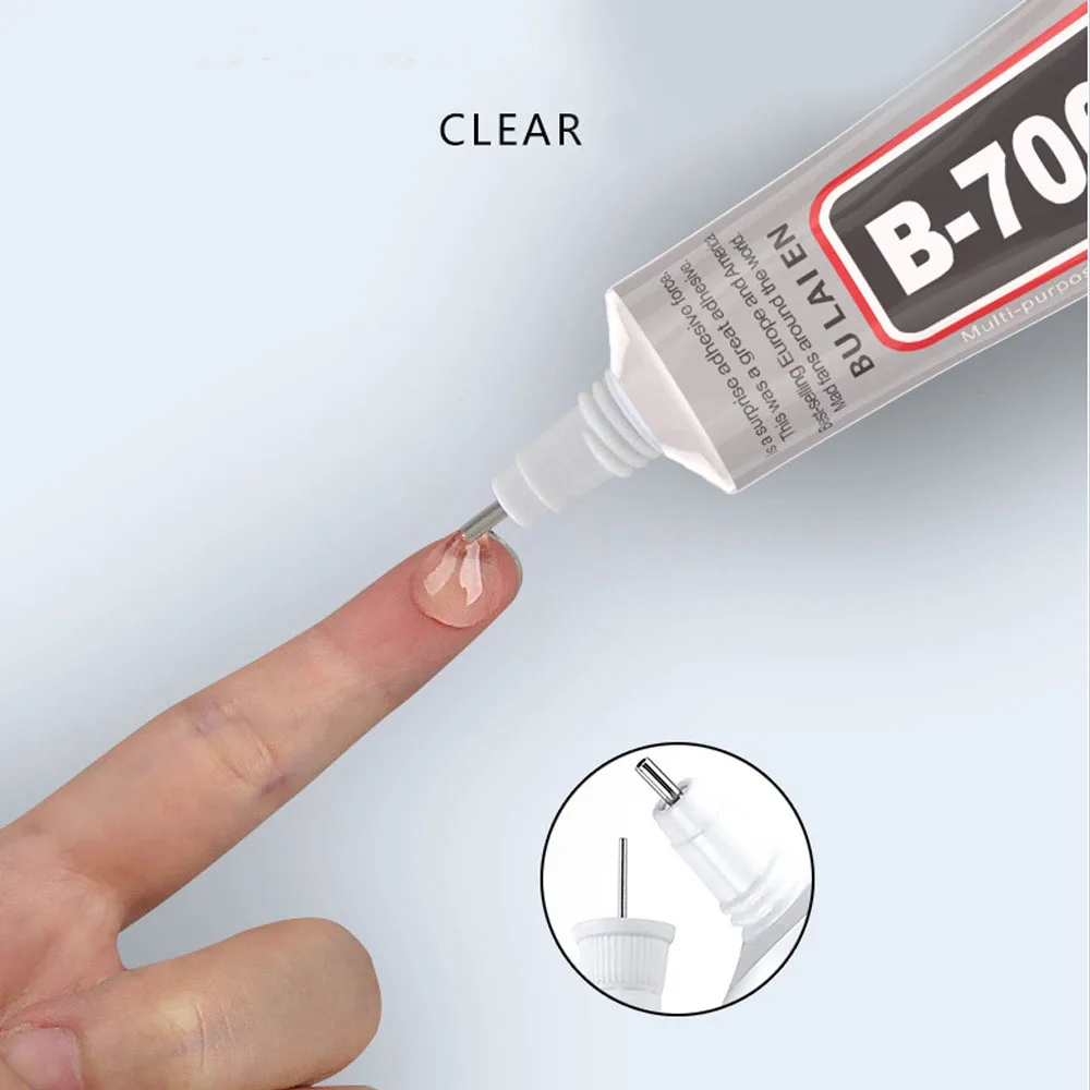 B7000 Glue 15ML Super Glue Clear Contact Phone Repair Adhesive DIY Plastic Jewelry Liquid Glue with Precision Applicator