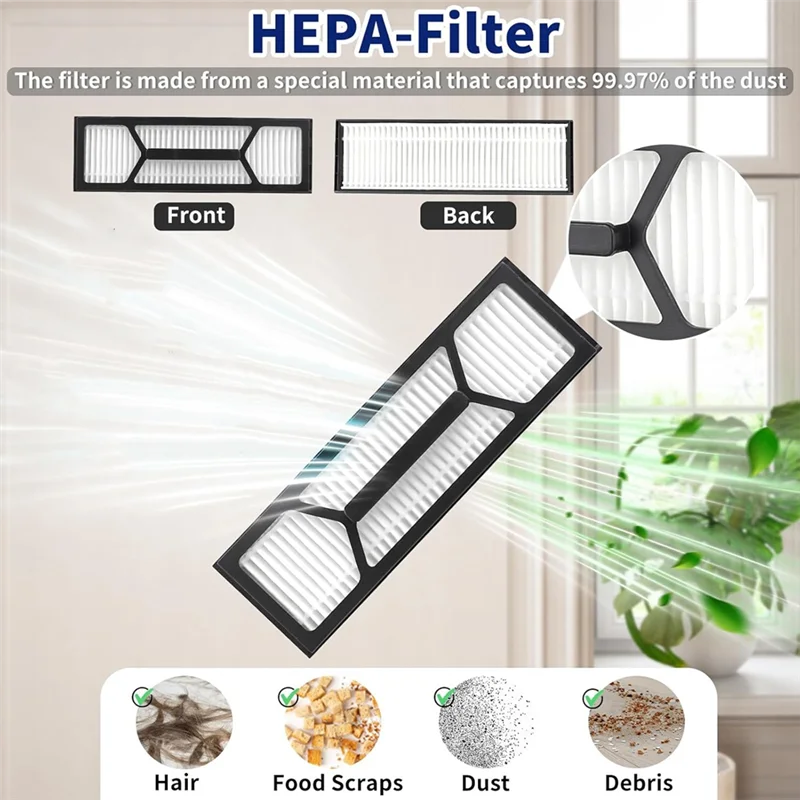 A23F-Accessories Kit For Eufy Omni S1 Pro/Omni S1 1Robot Vacuum Cleaner Replacement Parts