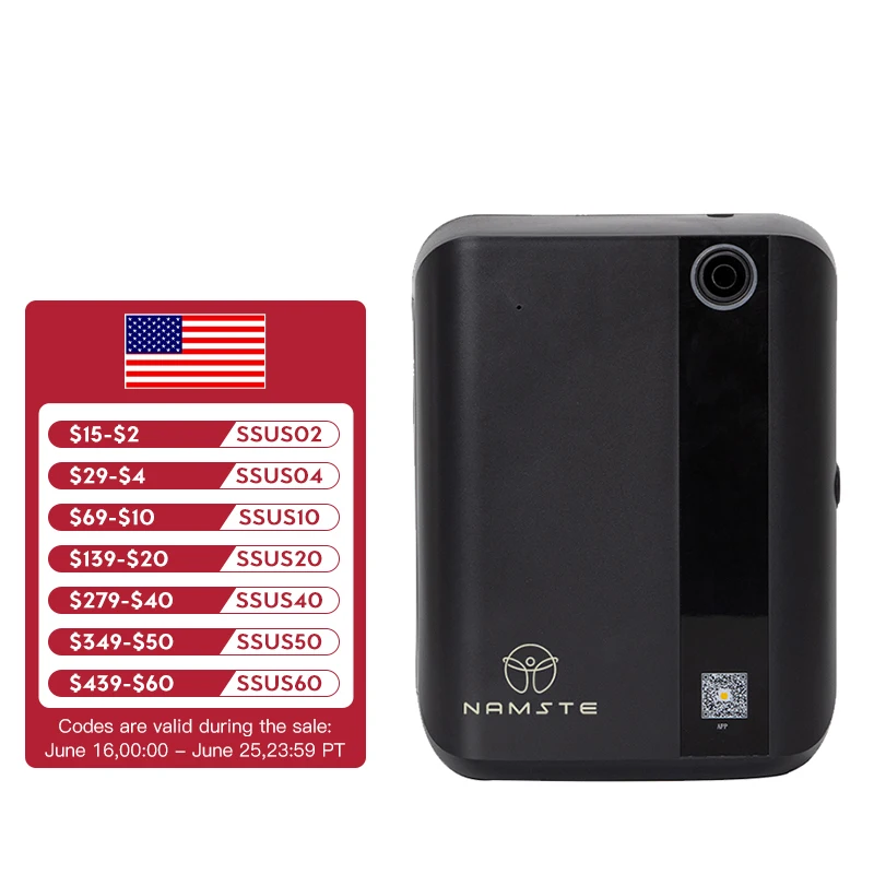 NAMSTE Bluetooth Diffuser 1500m³ Electric Smell Perfume Essential Oils Air Freshener 500ML Capacity HVAC Fragrance Flavoring