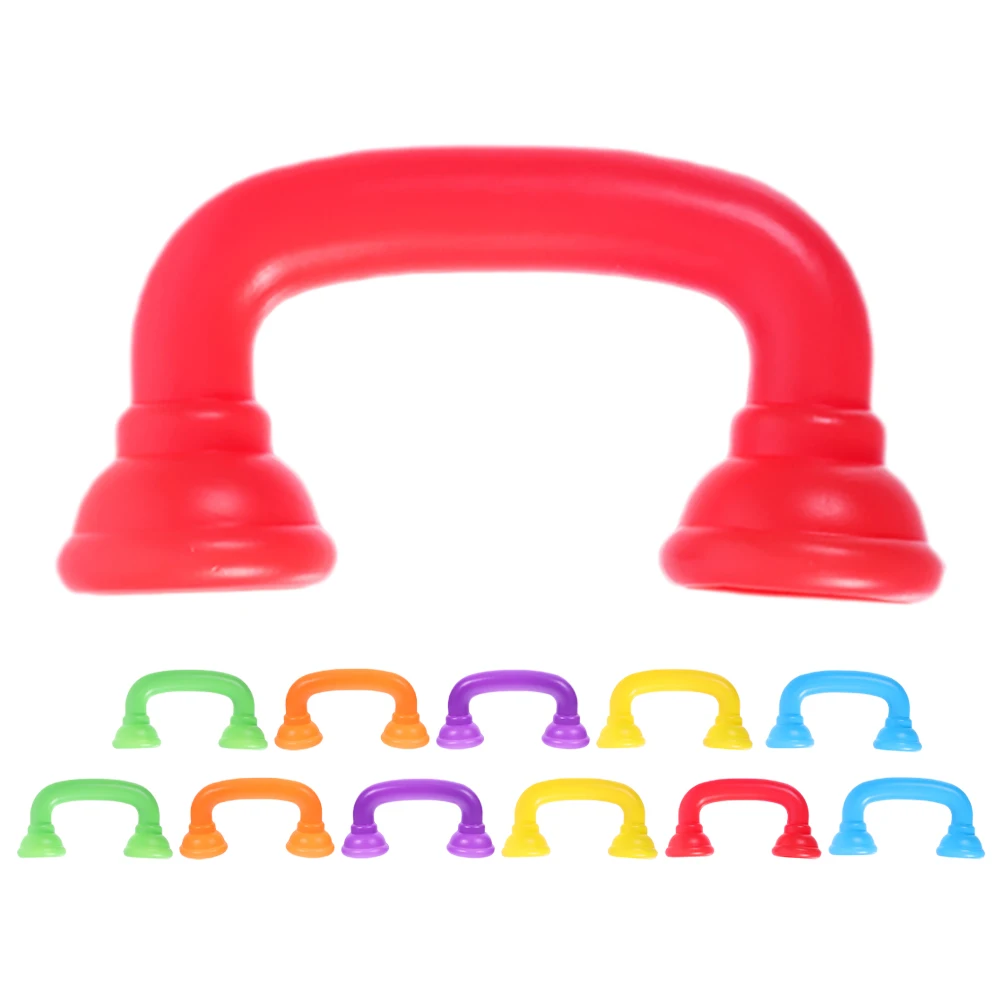 

12 Pcs Phones Telephone Receiver Homeschool Supplies Simulation Plastic Handset Prop Simulated Realistic Toddler