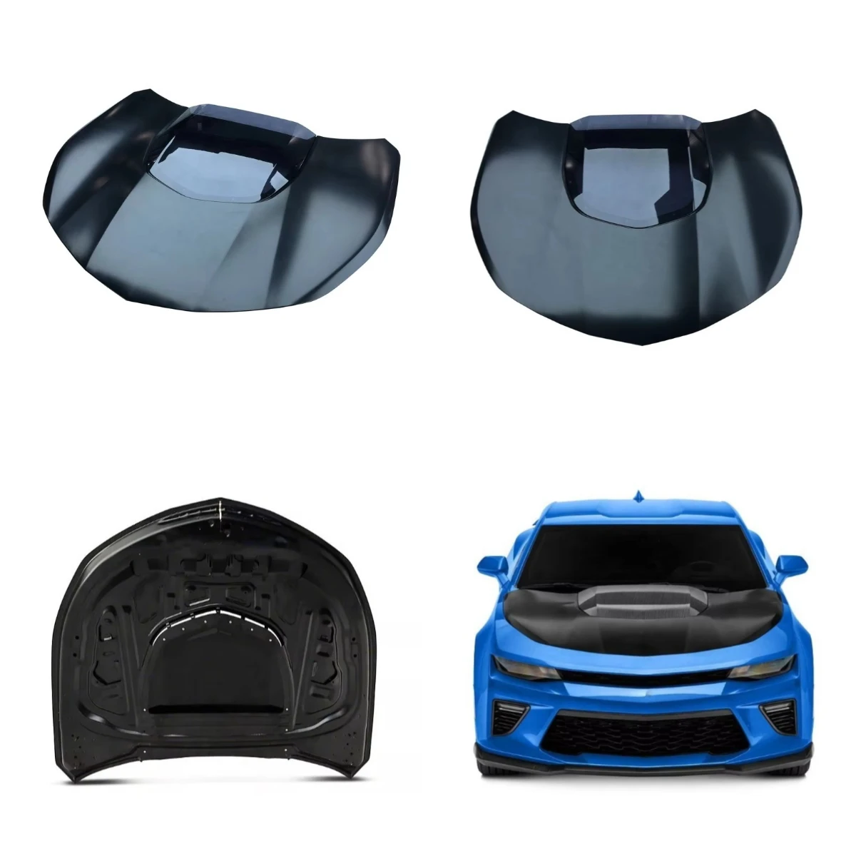 

Stlf New ZL1 Style Replacement Aluminum Hood Bonnet For Camaro 2016-2024