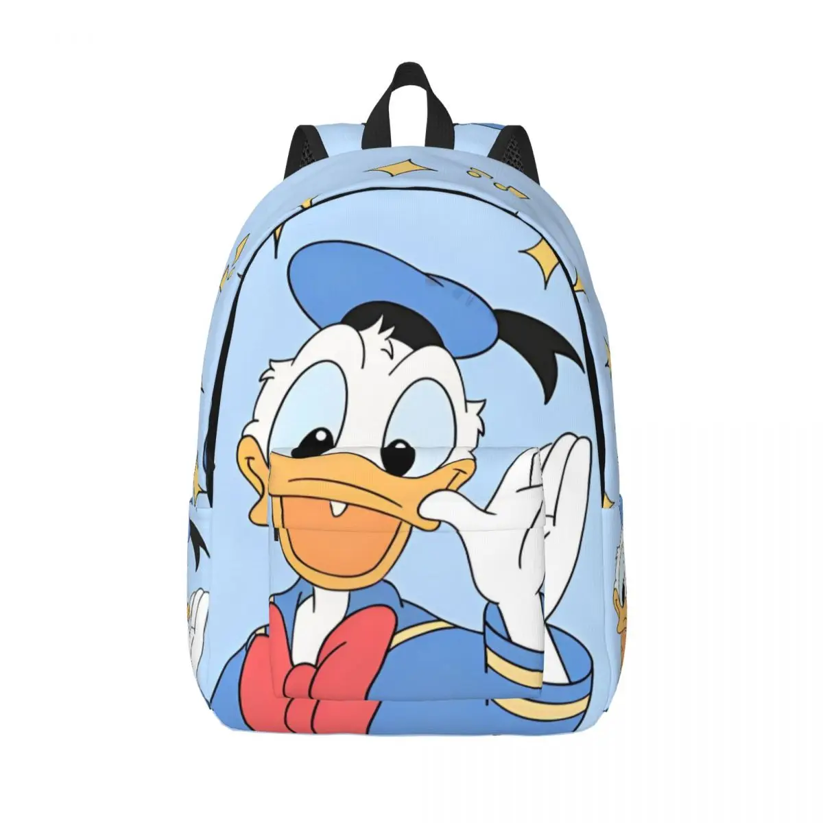 

Donald Duck Cartoon Cute Backpack for Men Women Cool High School Business Daypack Laptop Canvas Bags Durable