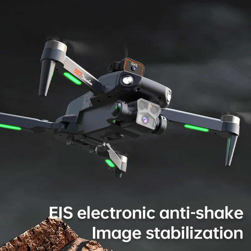 2025 D27 Pro MAX GPS Drone 8K Telecamera HD professionale 5G WIFI FPV 360 °   Quadricottero RC a grande schermo senza spazzole per evitare ostacoli