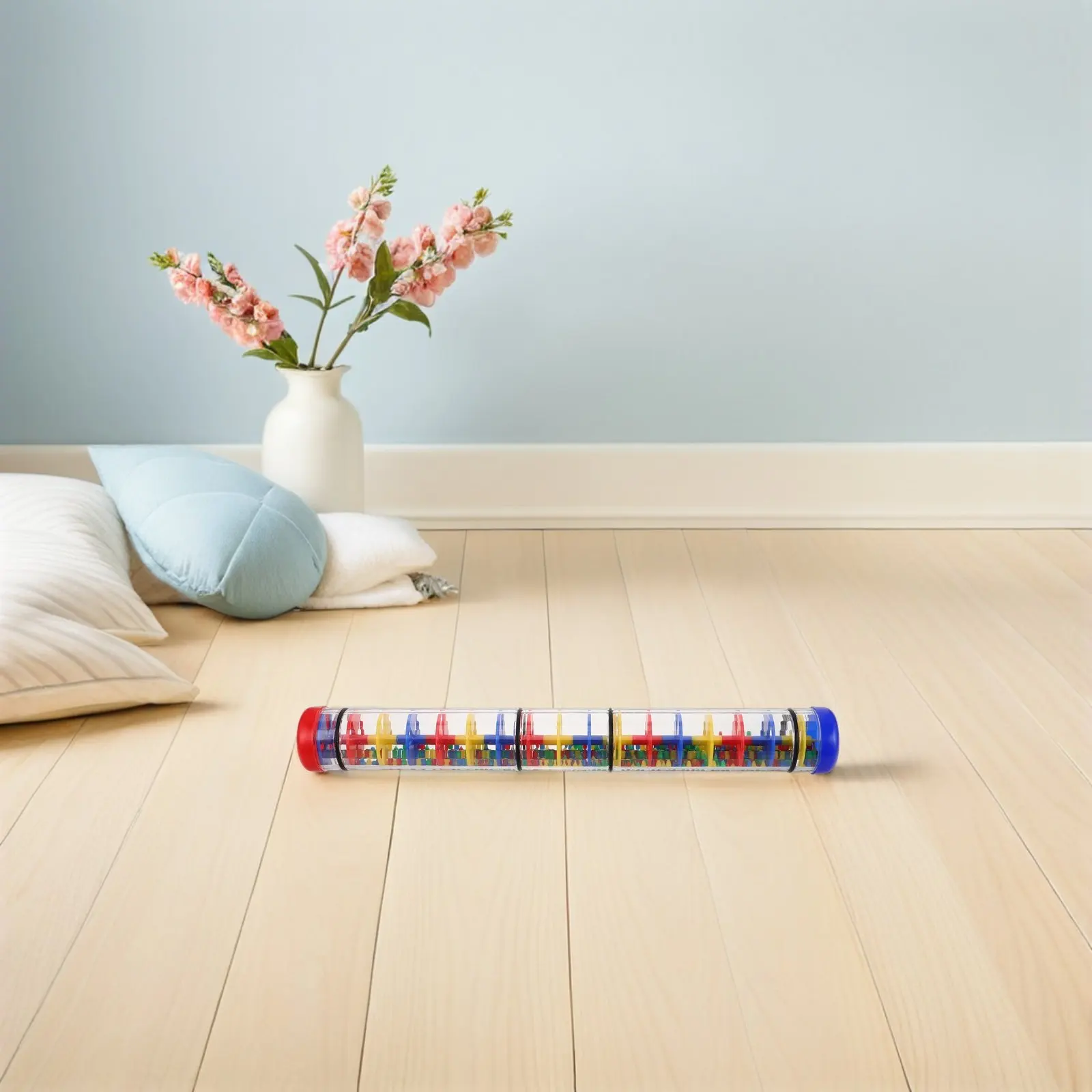 

Спиральный дождевой инструмент для детей - Прозрачная звуковая трубка с реалистичным звучанием - Обучающий инструмент для развития сенсорики и