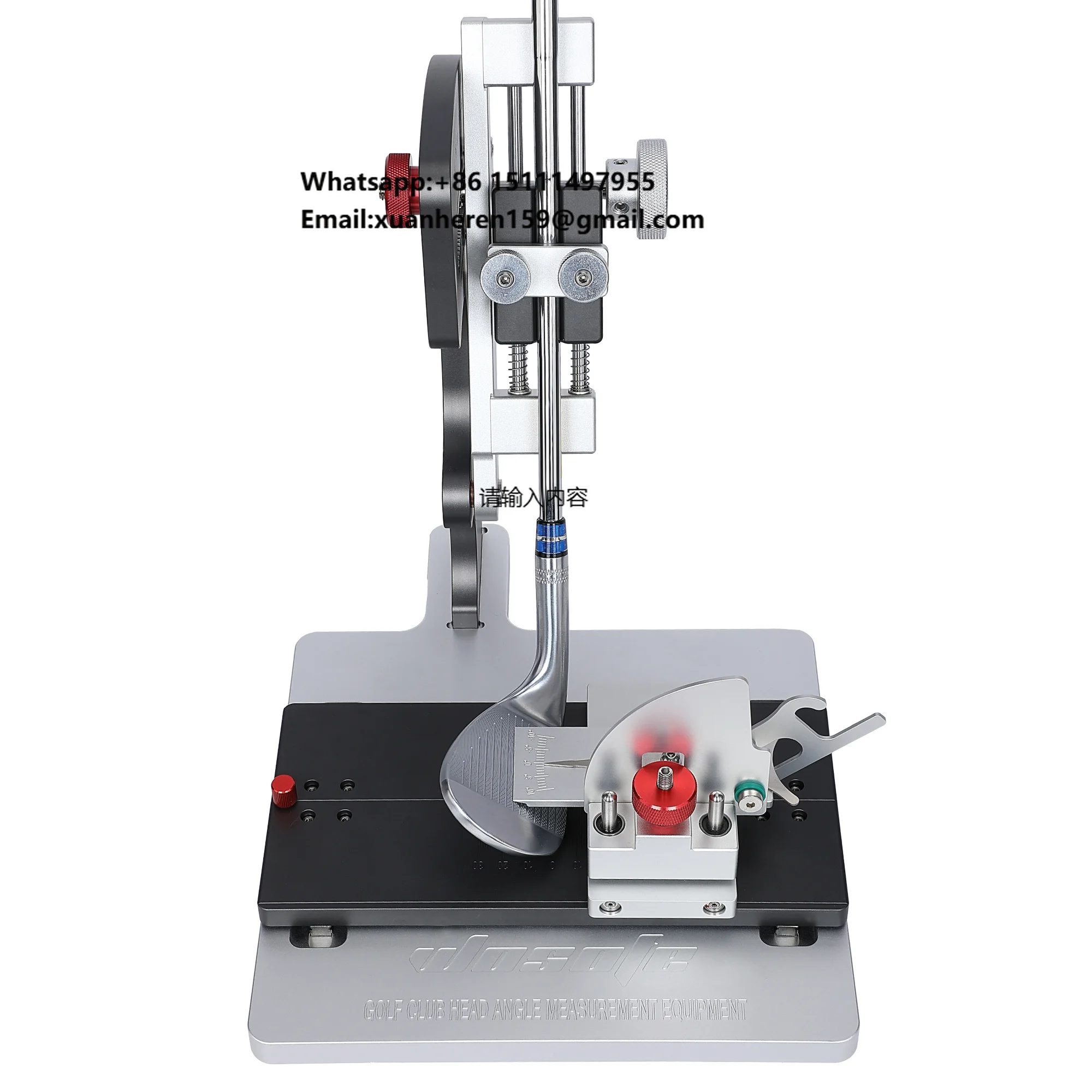 2025 New Factory Direct Sale Aluminum Custom logo Golf Club Head Measuring Tools for Loft & Lie Angle Golf Workshop Tools