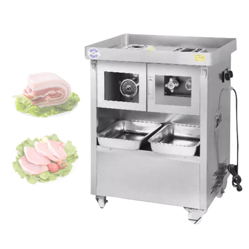 110V 220V Meat Grinder Sausage Filling Machine Meat Slicer Electric Commercial Meat Processing Machine