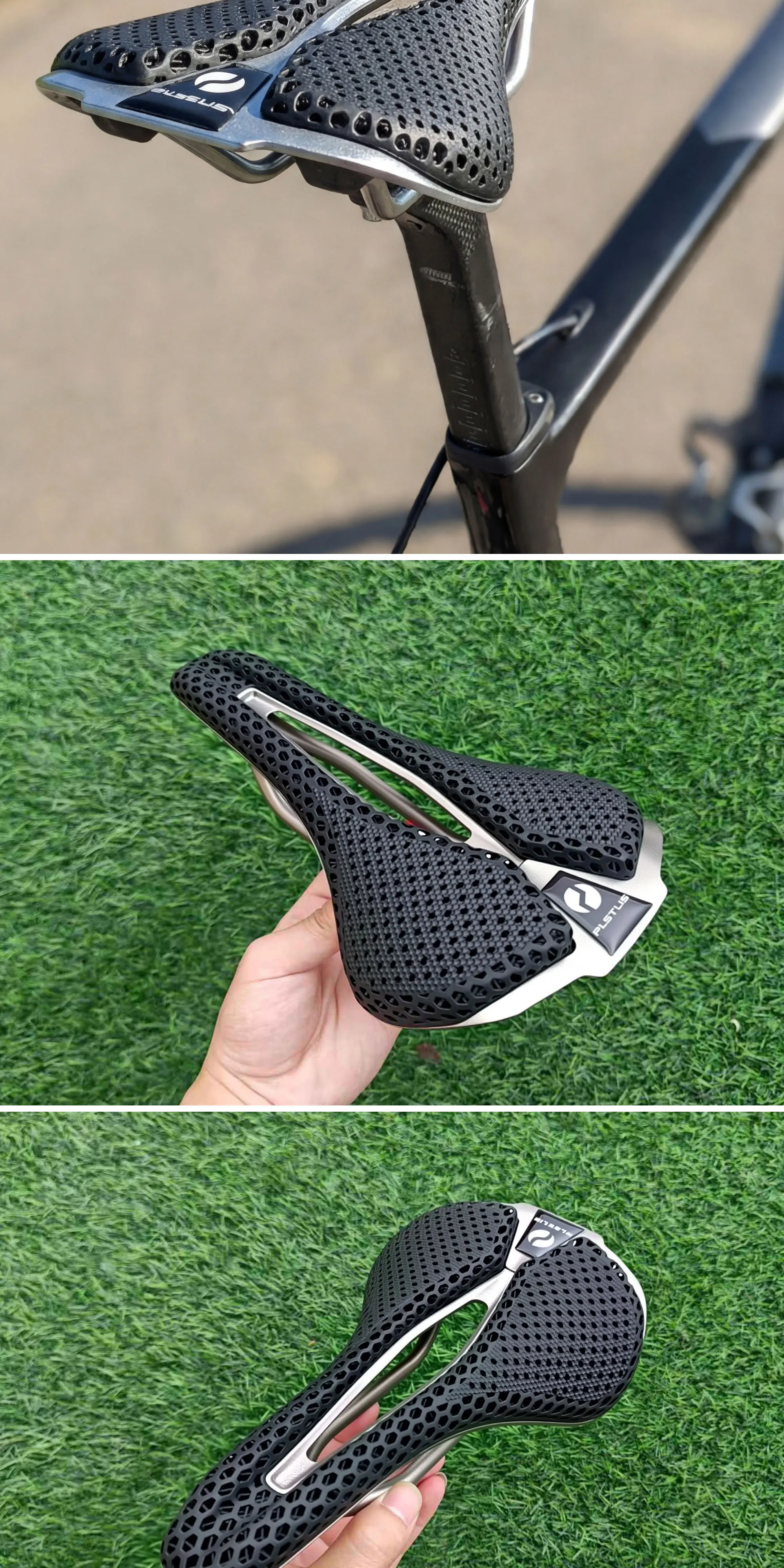 Plselis Spezialisiertes Rennrad Titan-Legierung Integrierter Tretlager Leichtgewicht 150g 3D-Gedruckte Ergonomische Fahrradausrüstung – Detail 10