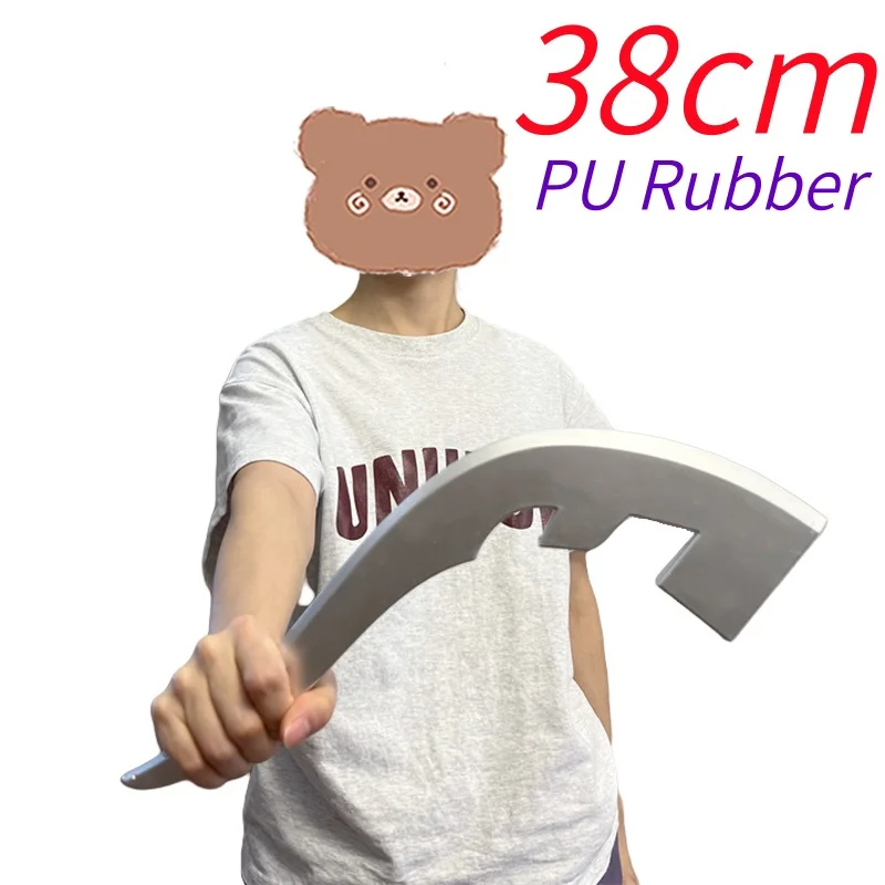 Cabeza de armas de siete héroes, punta de dardo, cuchillo volador, espada de Cosplay, juego de rol de Halloween, regalos de modelo de goma PU de seguridad