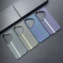 Skin Feel Carbon Fiber Texture Case for Huawei Pura 70 Ultra P70 Pro P70 Pro Plus P70 Ultra-Thin Stylish Protective Cover Funda