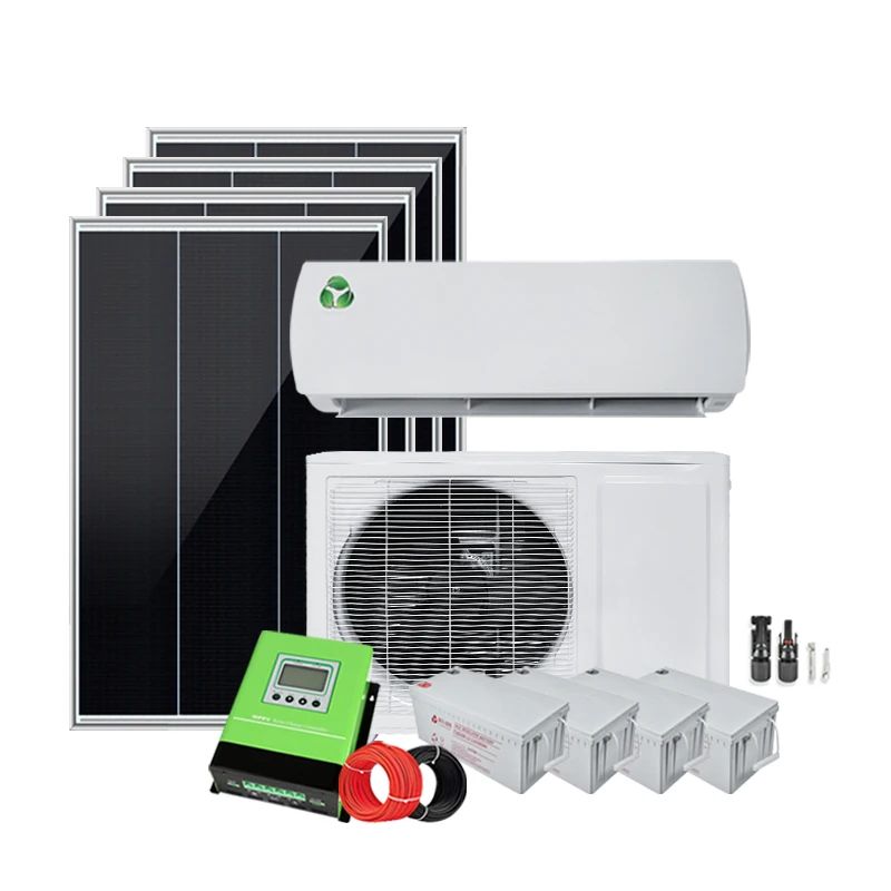 Китай Производитель 12000 БТЕ 100% Солнечный кондиционер Solar Split Кондиционер 24 часа/день