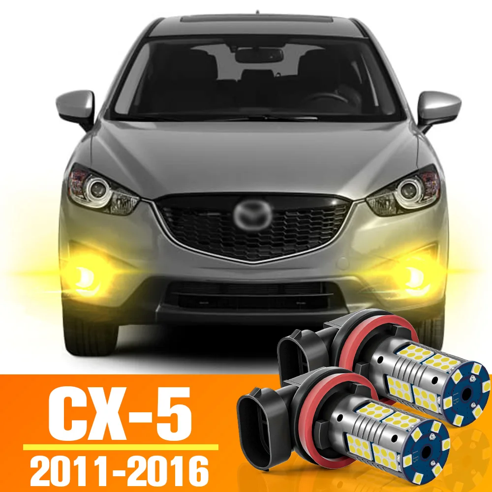 

2pcs LED Front Fog Light Bulb Accessories For Mazda CX-5 CX 5 CX5 KE GH 2011 2012 2013 2014 2015 2016