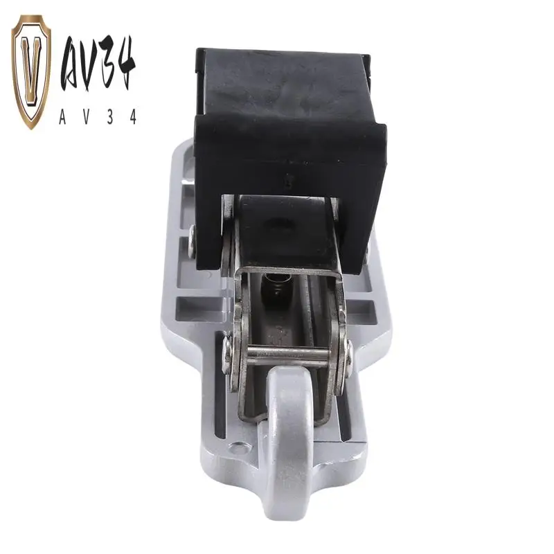 

AV34-Folding Pedals Auxiliary Multi-Functional Hook Pedals Bracket Pedals Easy Install Universal Silver