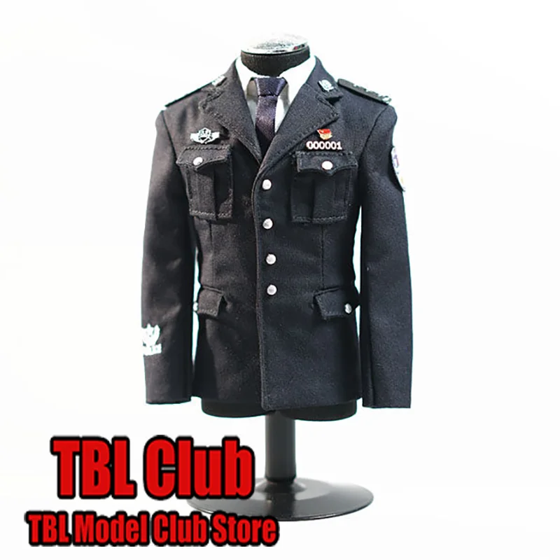 

1/6 Scale 99-style Police Uniform Set Spring and Autumn Service Male Clothes For AT020 12-inch Action Figure Soldier 68014