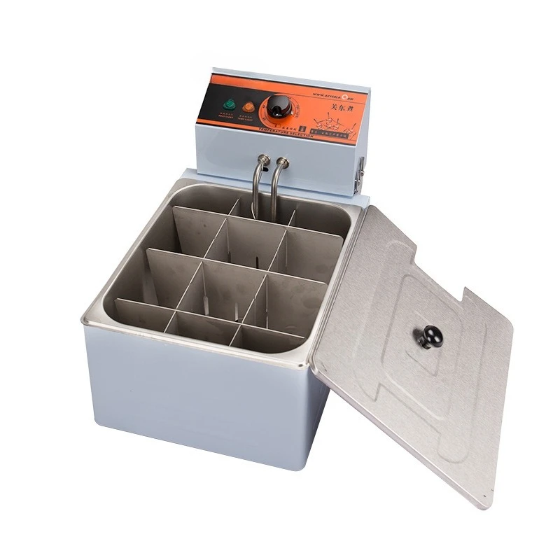 

Oden cooking machine electric heating 12 grid Malatang pot commercial cooking stove string incense grid