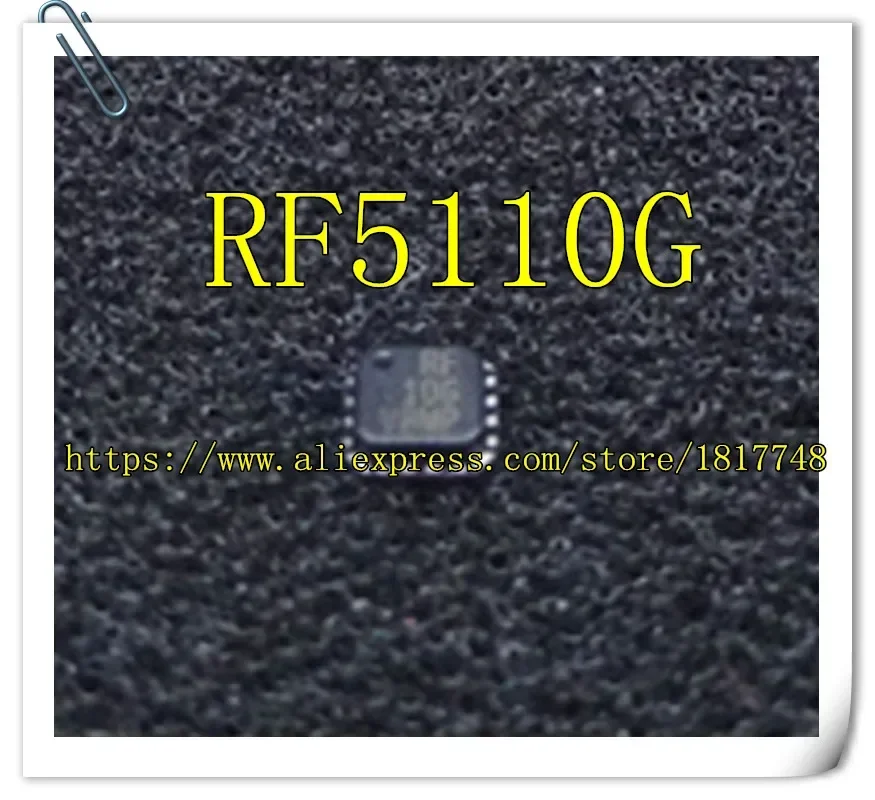10PCS RF5110GTR7 RF5110G RF10G QFN-16 RF power amplifier chip IC