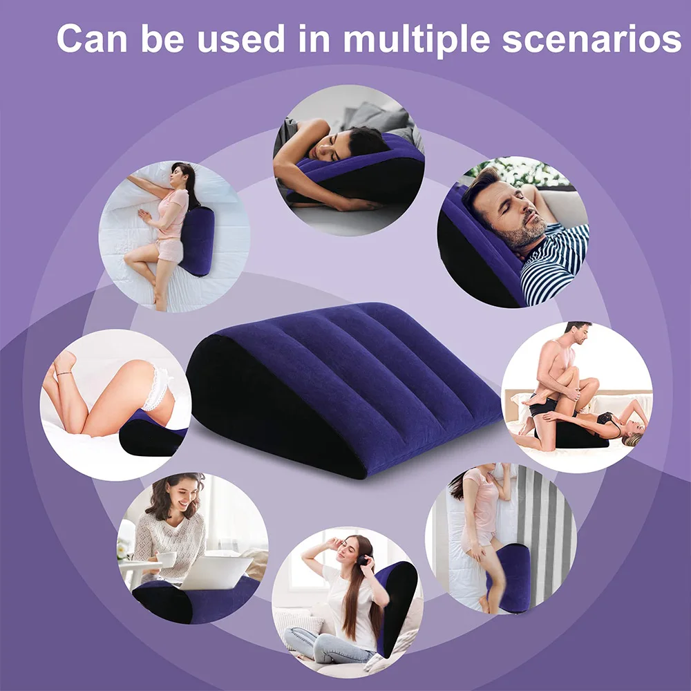 Inflatable sex pillow BDSM sofa pornographic and fun sex furniture multifunctional couple sex air cushion couple travel supplies