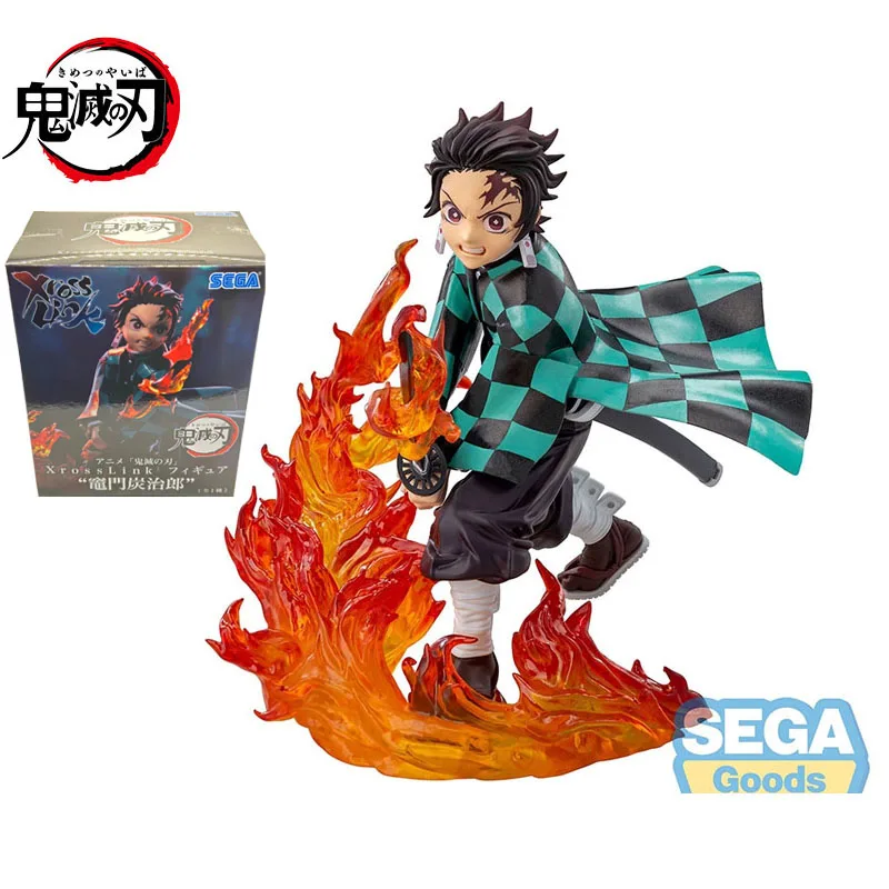 SEGA Genuine Demon Slayer Xross Link Kamado Tanjirou Nezuko Anime Action Figures Toys For Boys Girls Kids Gift Model Ornaments