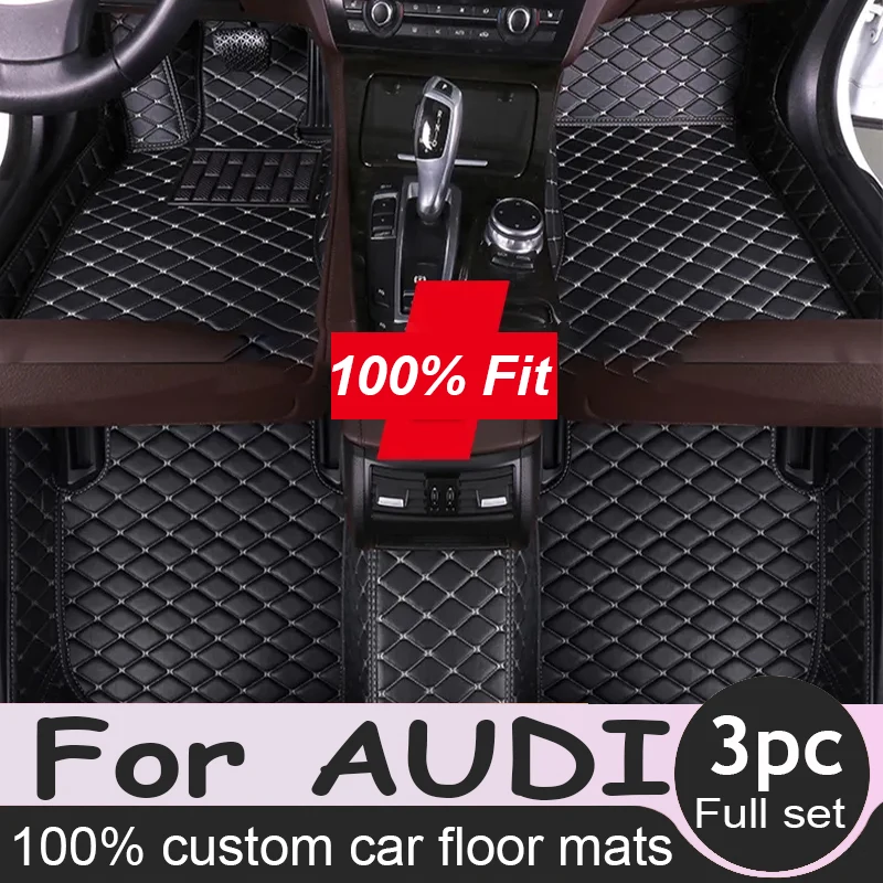 

Car Floor Mat for AUDI A6 C6 A4 Avant A8 D3 A8 L TT 8N TT 8J Q2 Q7 4M Q7 4L Car Accessories