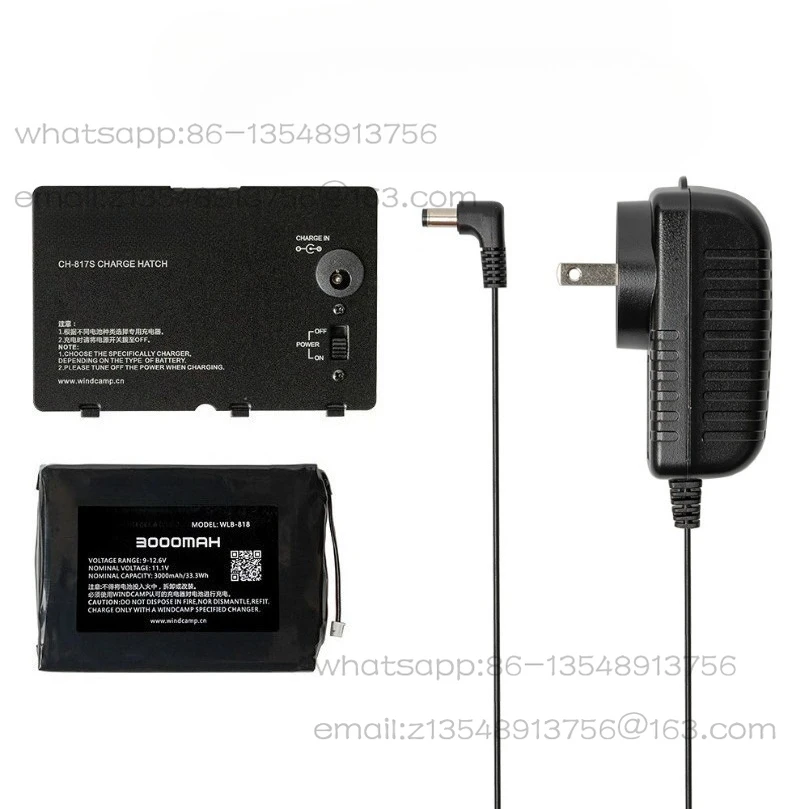 

Spot quick delivery FT-818 817 lithium battery pack + charging hatch cover + charger three-piece set