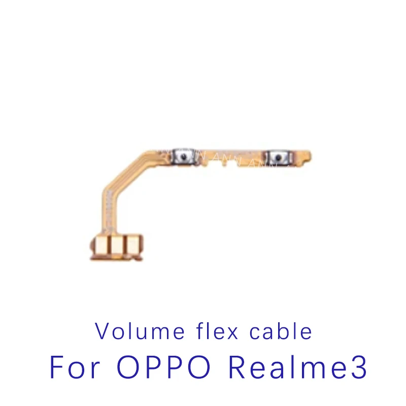 Power Volume Flex Cable For Oppo realme3 Power Volume Side Key Mini Button Flex Ribbon On Off Parts