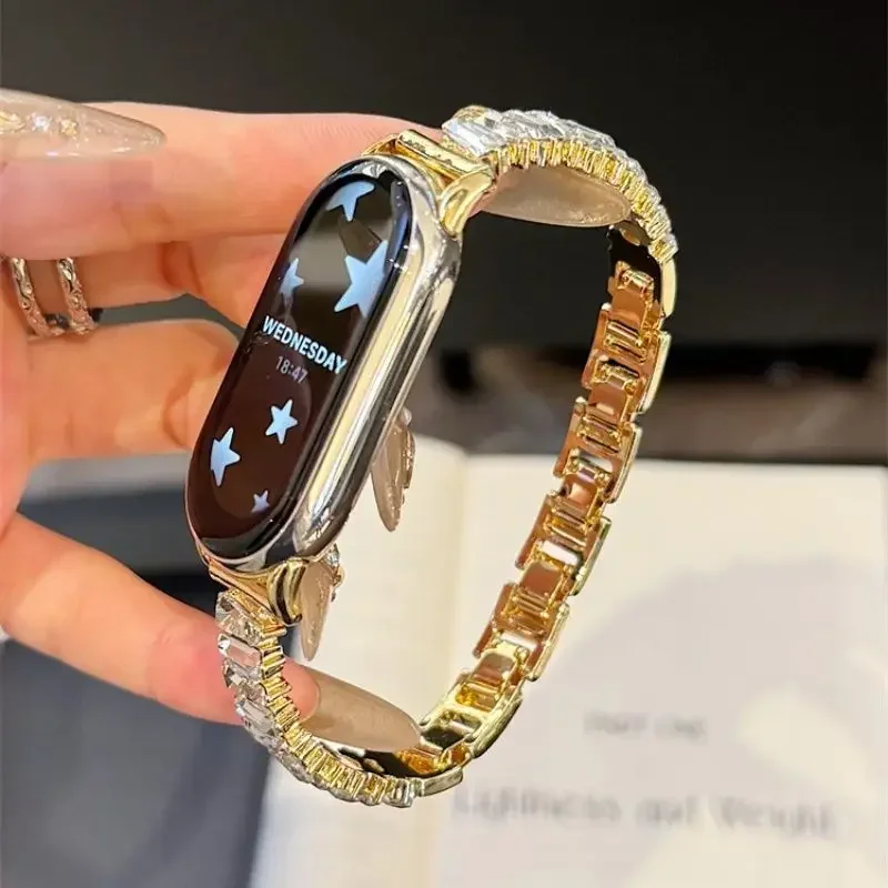 �y�Z�[�����z�N���[�o�[ �X�^�b�Y �_�C�������h �X�g���b�v Xiaomi Band 8Pro/9Pro�A8/8NFC/9/9NFC/10/10NFC�AMi �o���h 3/4/5/6/7�ARedmi Watch5/4 �ɓK���Ă��܂��B