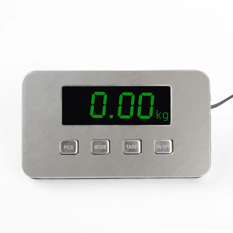 Imagem -04 - Led Balança Eletrônica Pesando Escala Plataforma Recarregável Piso Peso 200kg Escala Postal 30*30cm Aço Inoxidável