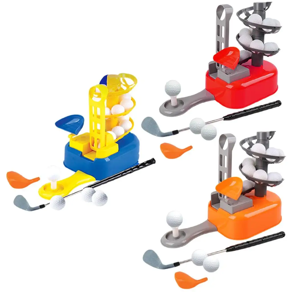 Golf Ball Pitching Machine Teens Kids Practice Automatic Launcher Student Indoor Sports Exercise Playing Golfball Dispenser Gear