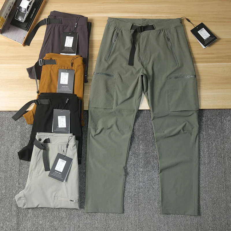 

Мужские брюки для скалолазания на открытом воздухе, весна-лето, дышащие повседневные брюки с 3D пошивкой, модные городские брюки