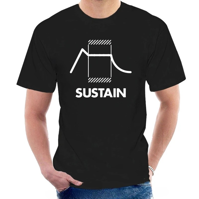 Short Sleeve Sustain Synthesiser 100% Cotton Synth Analog Synthesizer Hot  T-Shirt  Printed men's T-Shirt lotheshesmanga 2024