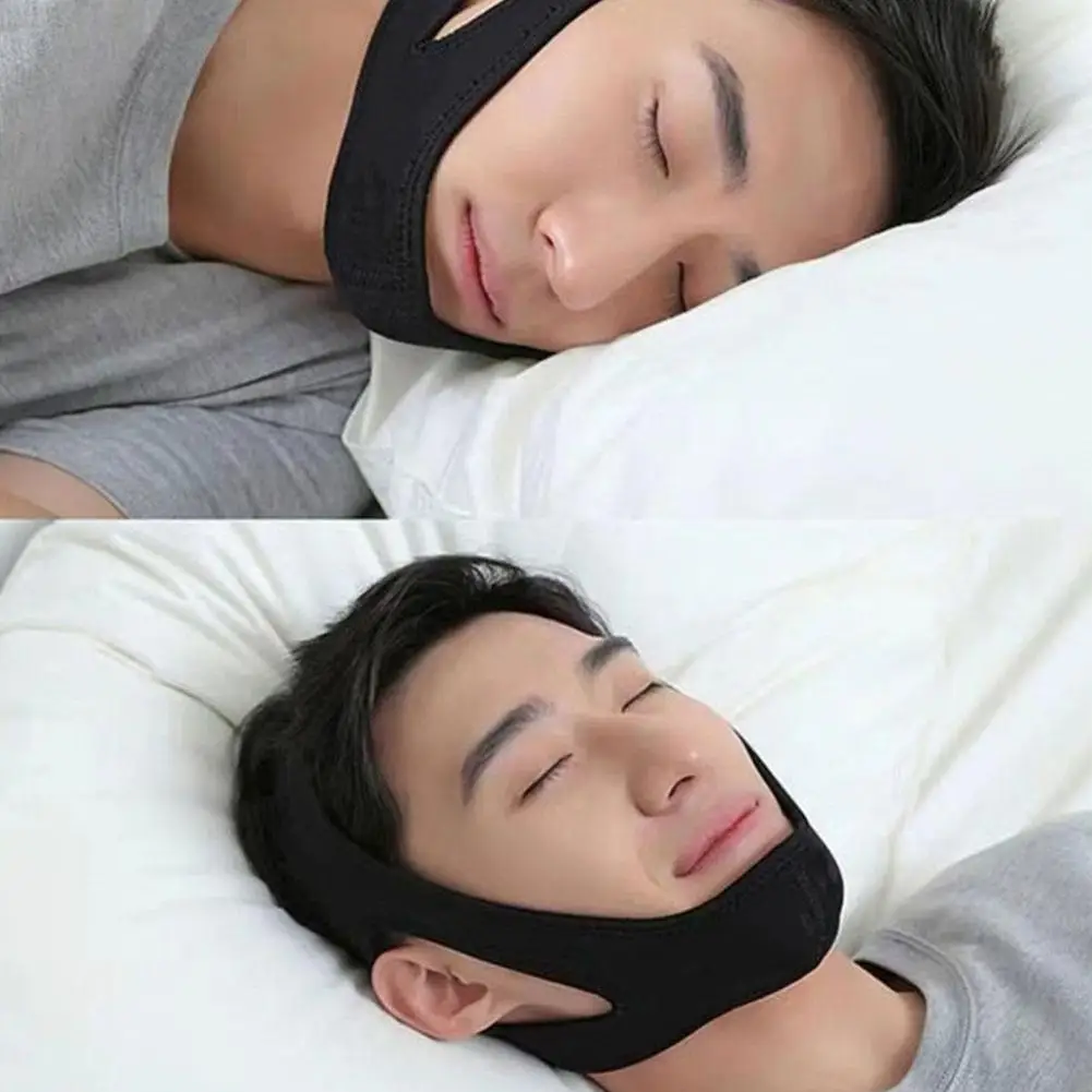 Anti Snore Belt Stop Snoring Chin Strap Woman Man Night Sleeping Support Aid Tools Snoring Protection Jaw Bandage Health Care