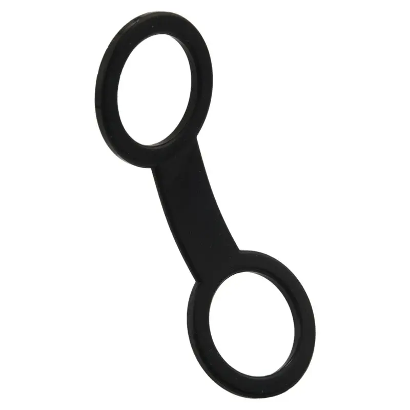 B48B-48X Scuba Diving Dive Snorkeling Silicone Snorkel Mask Strap Keeper Holder Clips Retainer Attachment Gear Spare Black