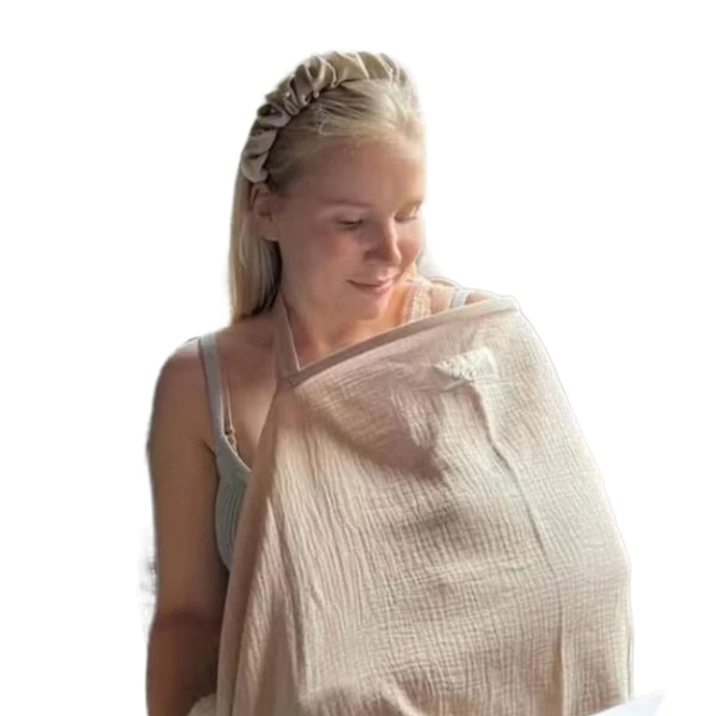 Soft Breathable Nursing Poncho Versatile Outdoor Companion Baby Nursing Blanket