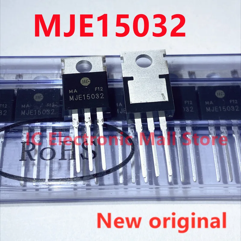 20pcs = 10pair 100% New Original MJE15032G MJE15033G MJE15032 MJE15033 TO-220 Audio Transistor 8A 250V