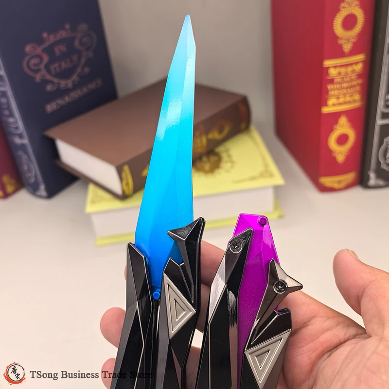 22cm Valorant Singularity 2.0 Butterfly Foldable Alloy Toy Matel Model Unopened Blade Game Collectible Official Merchandise - Image 3