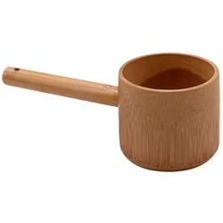 Soup Serving Ladle Bamboo Water Ladle Soup Kitchen Utensils Japanese Ladles Style Ladel Spoons Baby