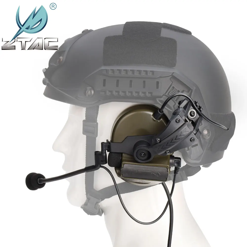 Tactical Headset COMTA II Active Pickup Noise Reduction ARC Wendy  Military Helmet Headset Airsoft Hunting Headphones Shooting