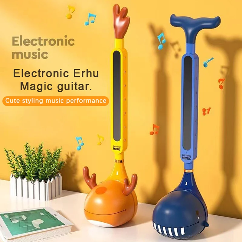 Otamatone Japanisches elektronisches Musikinstrument für Kinder Tomatone Synthesizer Elektrisches Kaulquappe Kawaii Kid Kalimba Klavierspielzeug