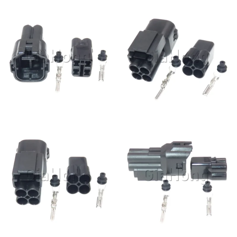 1 Set 4 Ways 6180-4182 Auto Cable Socket 6187-4442 AC Assembly Automobile Parts Car Waterproof Plug